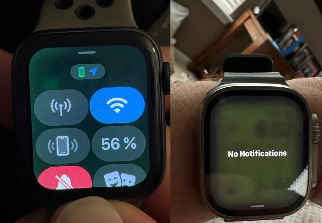 displee apple watch voznikla oshibka zelenymserym ottenkom posle