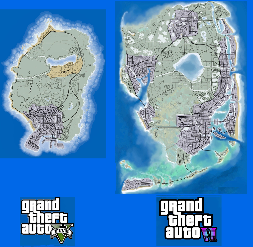 İşte GTA 5 ve GTA 6'nın harita farkları