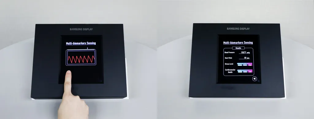 Samsung Display Sensor OLED Panel Heart Rate Fingerprint