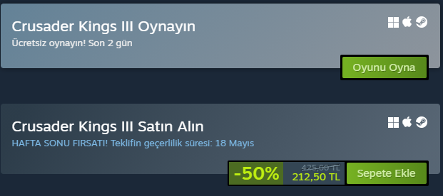 Ücretsiz Crusader Kings 3'e nasıl erişim sağlanır?