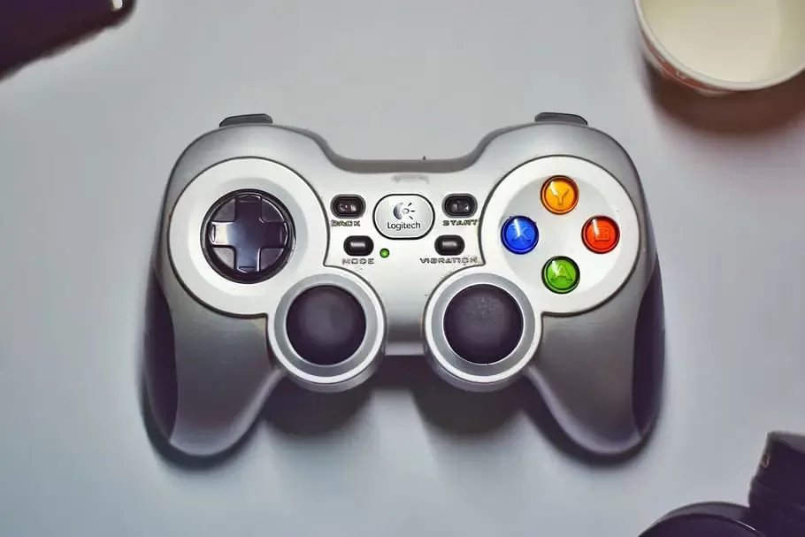 joystick game white logitech large