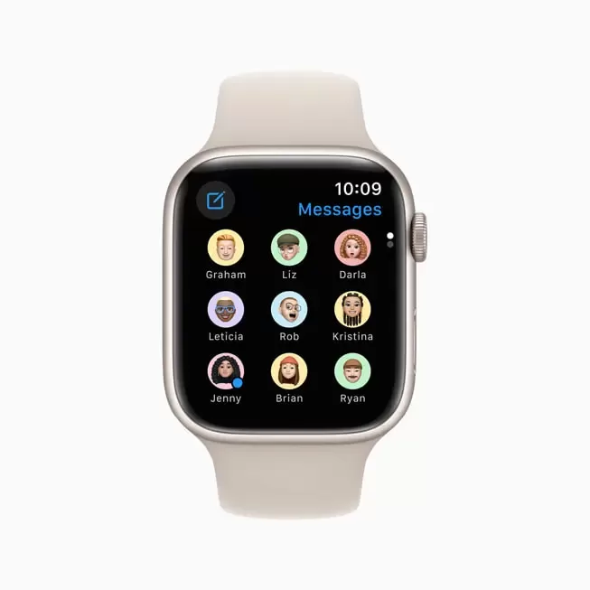 Apple watch OS Messages inline large large