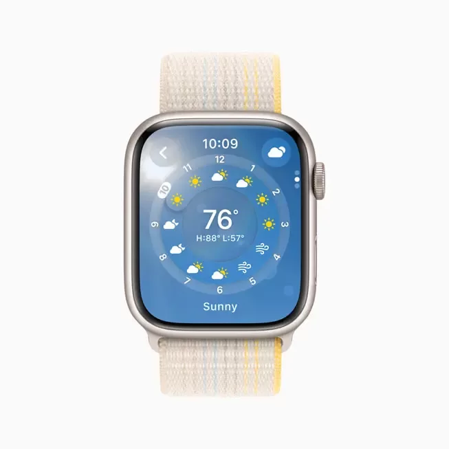Apple watch OS Weather inline large large