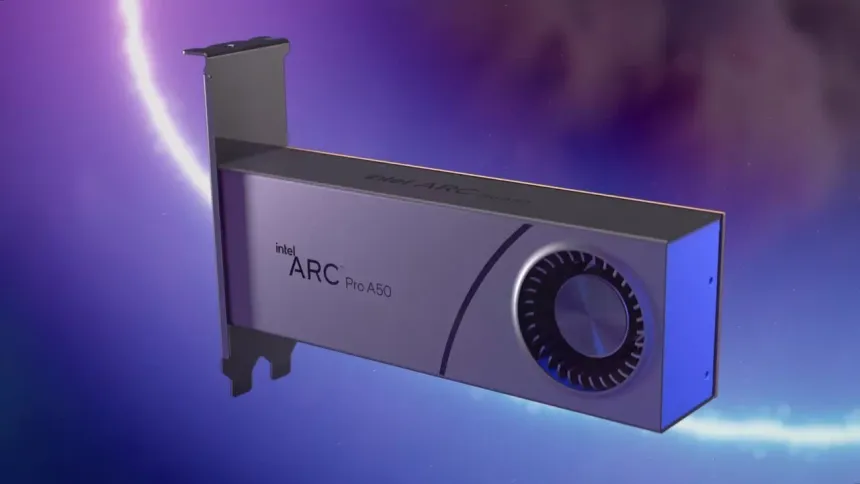 Intel Arc Pro A60 ve Pro A60M GPU'ları Piyasaya Sürüyor