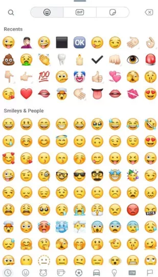 whatsapp emoji keyboard beta large