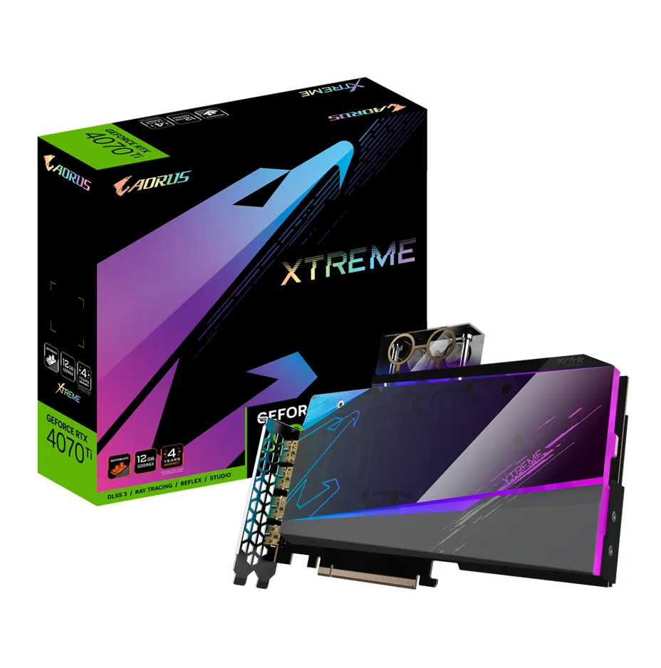 AORUS GeForce RTX 4070 Ti XTREME WATERFORCE WB 12G