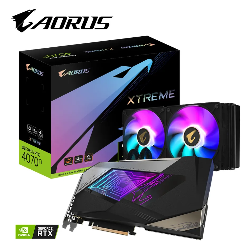 AORUS GeForce RTX 4070 Ti XTREME WATERFORCE 12G