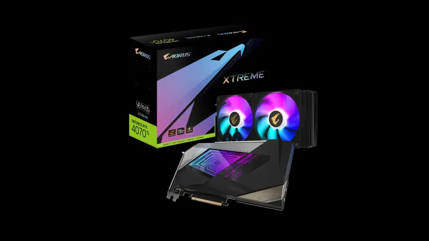 Gigabyte, GeForce RTX 4070 Ti Sıvı Soğutmalı Ekran Kartlarını Piyasaya Sürüyor