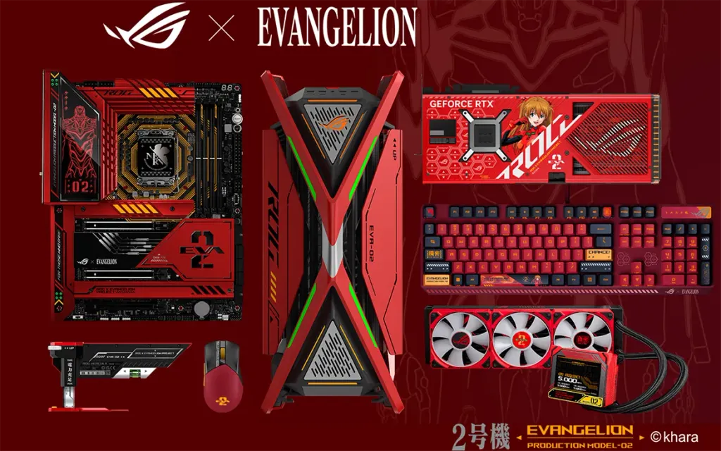 ASUS Evangelion ROG STRIX Ge Force RTX GPUs More