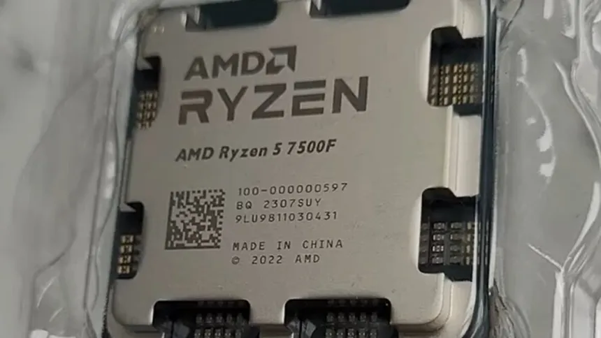 AMD Ryzen 5 7500F İşlemci Ortaya Çıktı