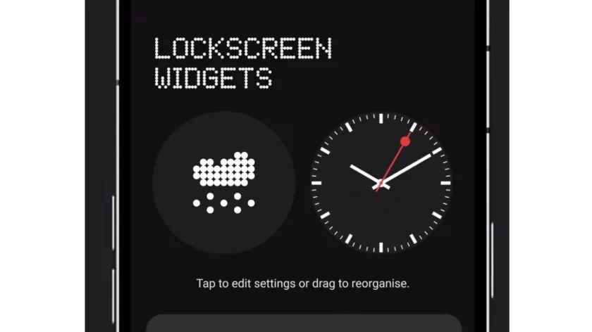Nothing lock screen widgets