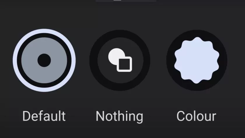 Nothing monochrom app icon option