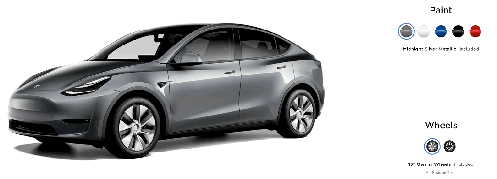 Tesla colors