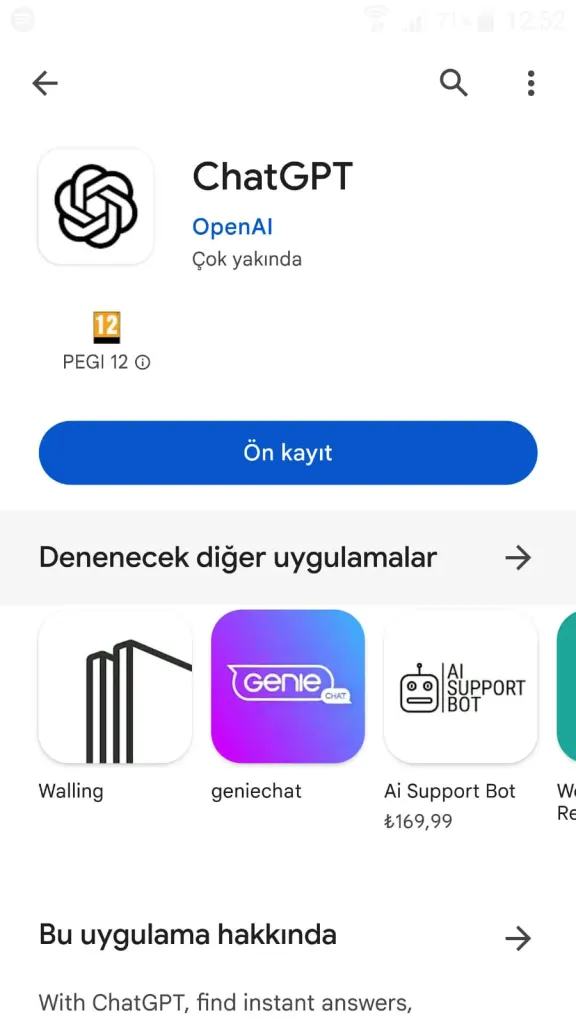 ChatGPT iOS'tan Sonra, Nihayet Android'e Geliyor!