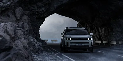 hyundai santa boasts bold design exterior
