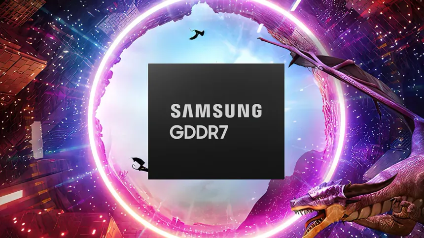 Samsung, Sektörün İlk GDDR7 Grafik Belleğini Tanıttı