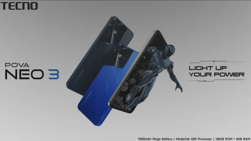 Tecno Pova Neo 3'ün Temel Özellikleri ve Tasarımı Ortaya Çıktı