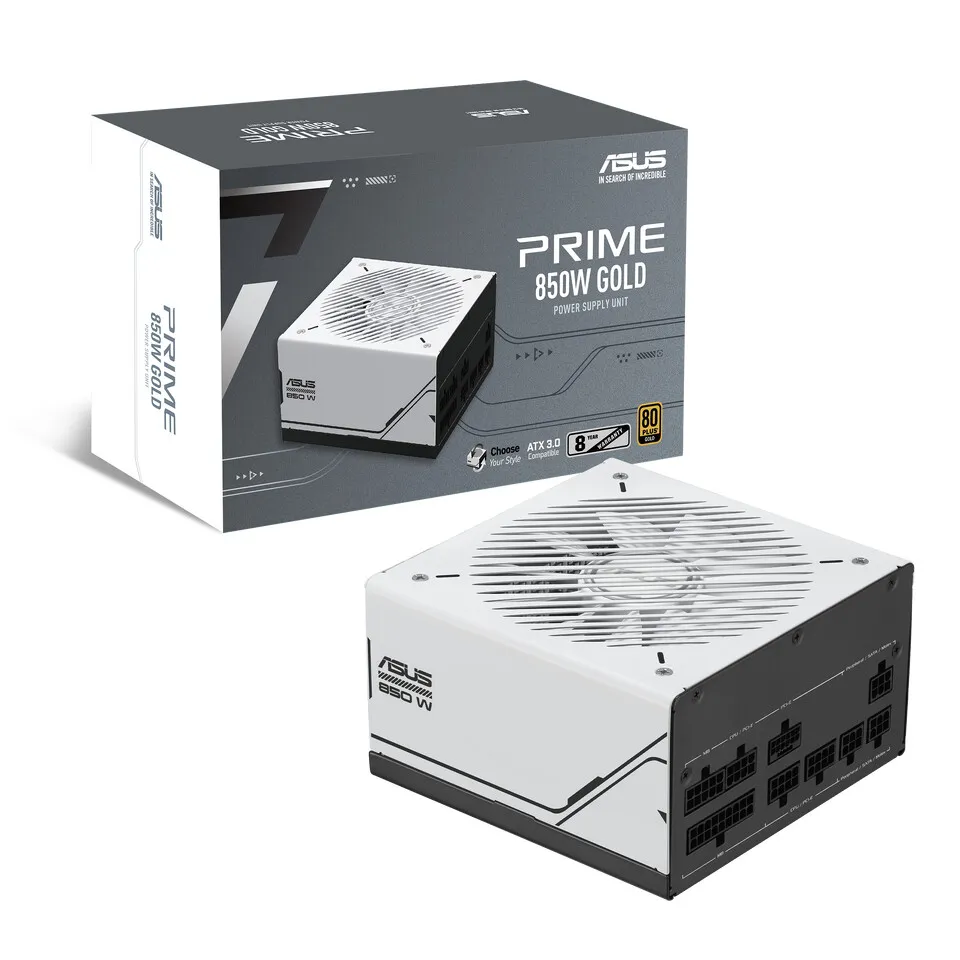 ASUS, Prime 750W Gold ve 850W Gold Güç Kaynaklarını Duyurdu