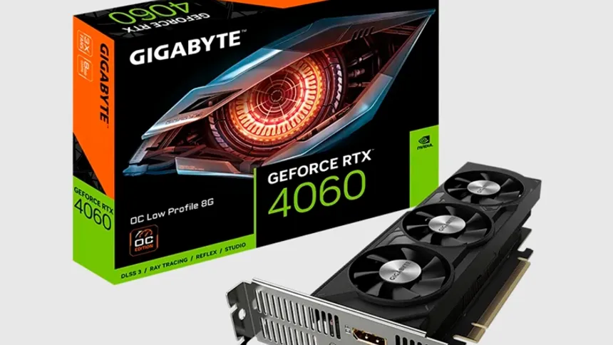 Gigabyte Düşük Profilli GeForce RTX 4060 Ekran Kartını Sessizce Piyasaya Sürdü
