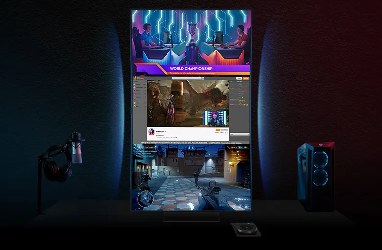 Dual UHD Gaming Monitor
