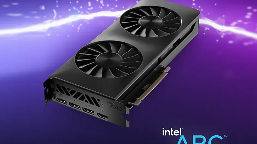 Intel Arc A580'nin Test Sonuçları Sızdırıldı : AMD'nin Radeon RX 7600'ü ile Eşit!