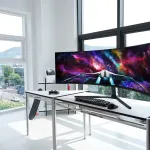 Samsung, Dünyanın İlk 'Çift UHD Monitörünü Tanıttı'