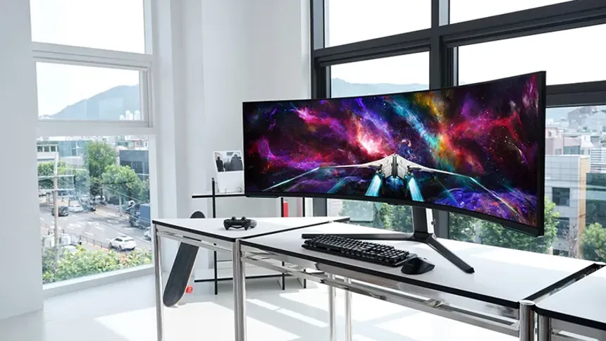 Samsung, Dünyanın İlk 'Çift UHD Monitörünü Tanıttı'