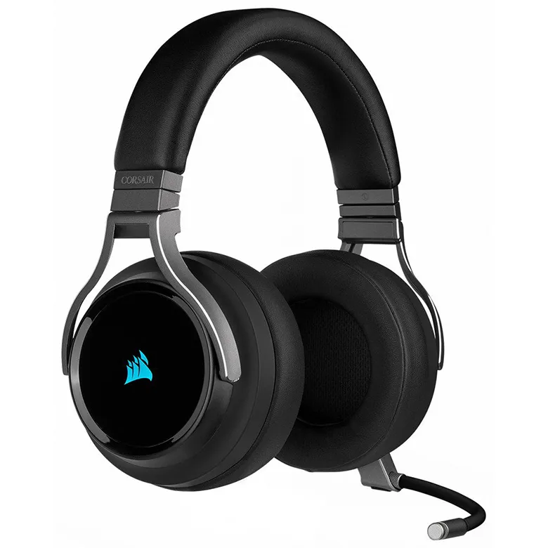 corsair virtuoso rgb siyah kablosuz gaming kulaklik