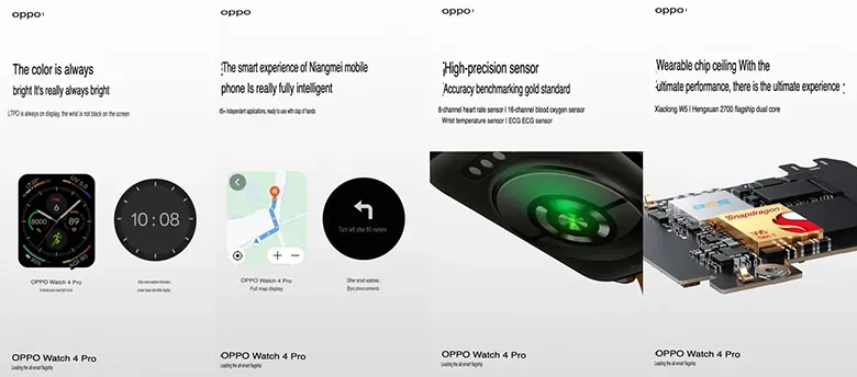 Oppo Watch 4 Pro'nun Özellikleri Sızdırıldı!