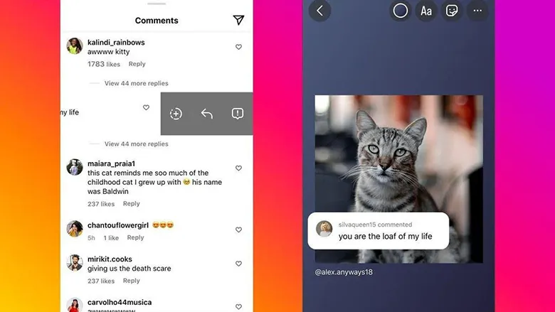 Instagram'a Yeni Özellik: Yorumları Hikayeye Taşıma!