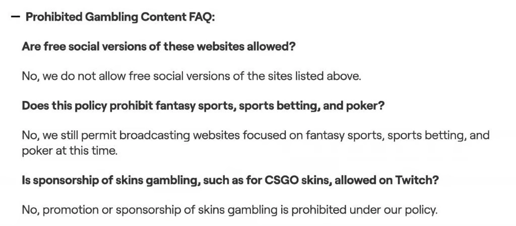 Twitch, CS:GO Kumar Sitelerinin Reklamını Yasakladı!