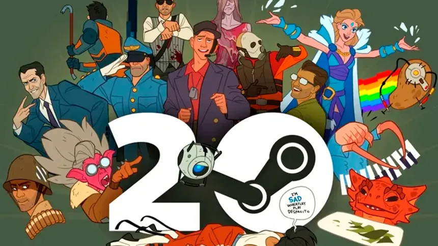Steam 20. Yıldönümü İçin Orijinal "Ordu Yeşiline" Geri Dönüyor
