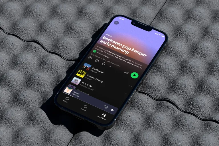 Daylist Playlist UI Mockup