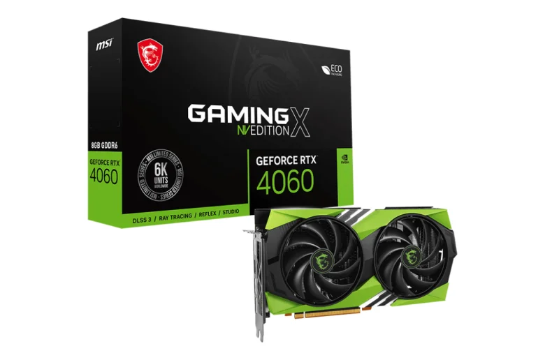 MSI GeForce RTX 4060 GAMING X NV Edition'ı Piyasaya Sürüyor