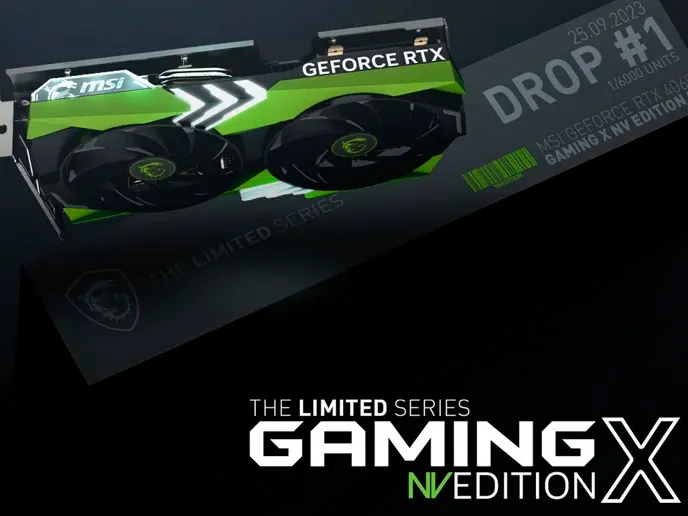 MSI GeForce RTX 4060 GAMING X NV Edition'ı Piyasaya Sürüyor