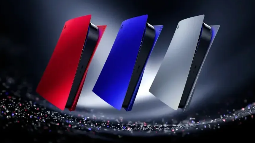 PlayStation'ın 'Deep Earth Koleksiyonu' PS5 renkleri: Metalik Kırmızı, Mavi ve Gümüş