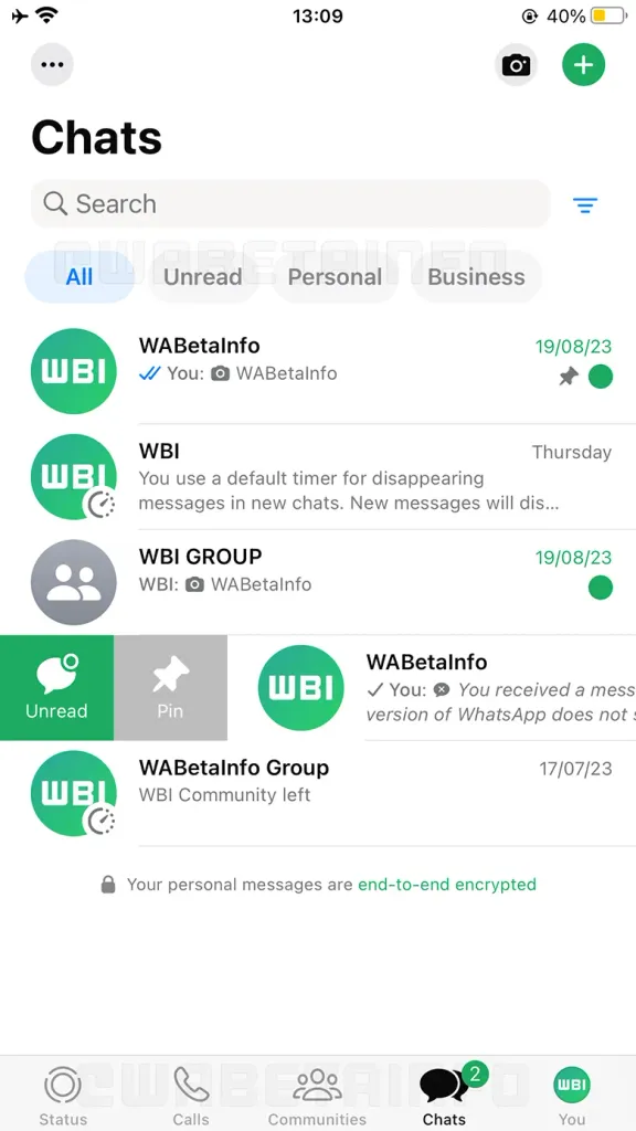 INTERFACE GREEN BLACK COLOR FILTER FEATURE IOS