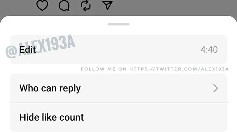 Threads uygulamasında paylaşımlarınızı düzenleyebileceksiniz.