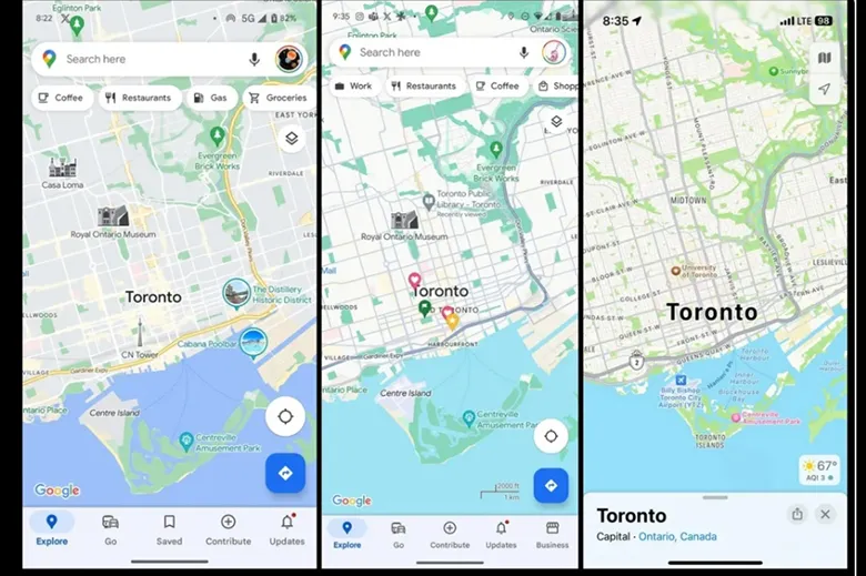 google haritalar renk apple haritalar benzeyecek