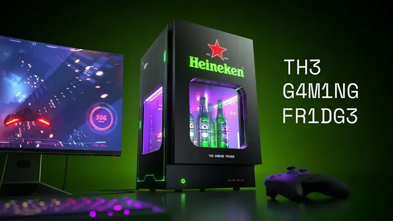 Heineken İle Oyun Zamanı: Bilgisayar Kasası ve Buzdolabı Bir Arada!