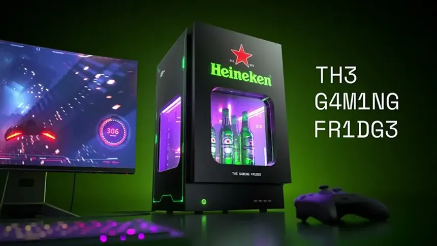 Heineken İle Oyun Zamanı: Bilgisayar Kasası ve Buzdolabı Bir Arada!