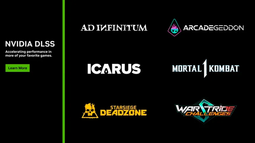NVIDIA DLSS Icarus, Ad Infinitum, Mortal Kombat 1 ve Daha Fazla Oyuna Geliyor