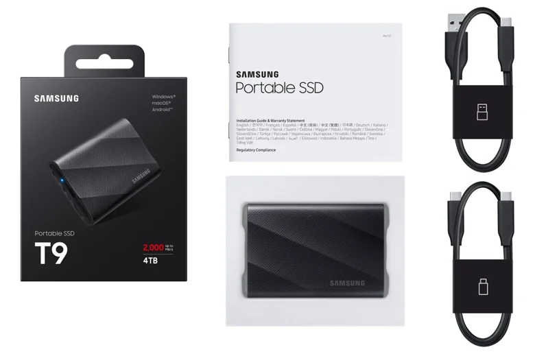 Samsung Taşınabilir SSD'si T9'u Duyurdu