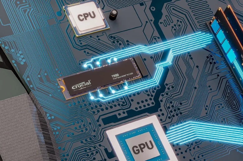 Crucial Yeni T500 Gen 4 NVMe SSD'yi Piyasaya Sürüyor