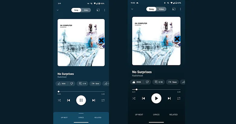 youtube music gradyan