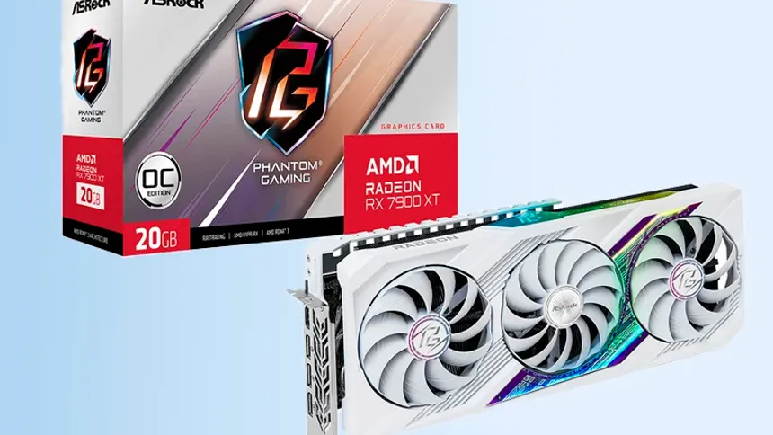 ASRock Radeon RX 7900 XT Phantom Gaming White 20GB OC Ekran Kartını Piyasaya Sürüyor