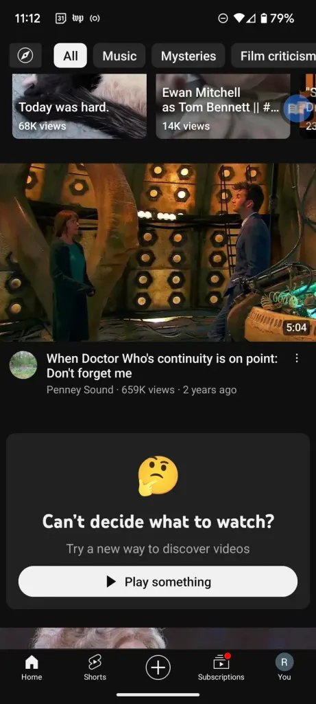 youtube play something button