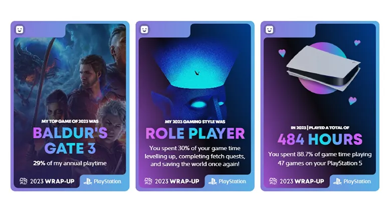PlayStation, Bu Yıl Oynadığınız Oyunların Verilerini Gösteren ”Wrap-Up” Özetini Yayınladı