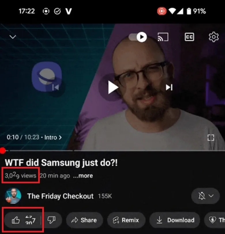YouTube, İzlenme ve Beğeni Sayılarını Anlık Gösterecek