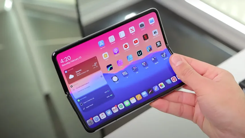 Apple, 20,25 inçlik Katlanabilir iPad Ya da Macbook Üzerinde Çalışıyor